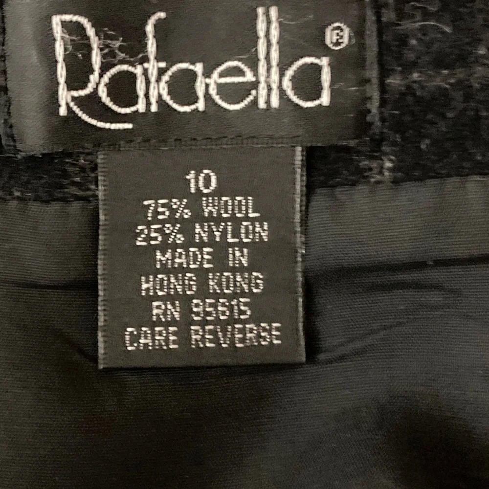 Rafaella Wool Blend Lined Asymmetrical Skirt Sz 10